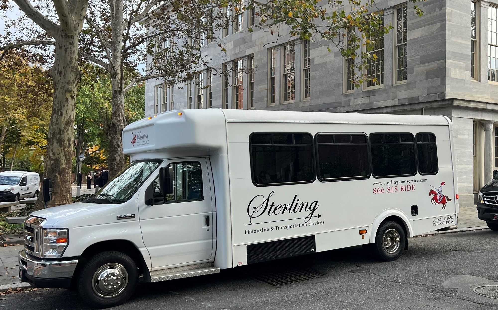 ADA Mini Bus in Park Near Philadelphia