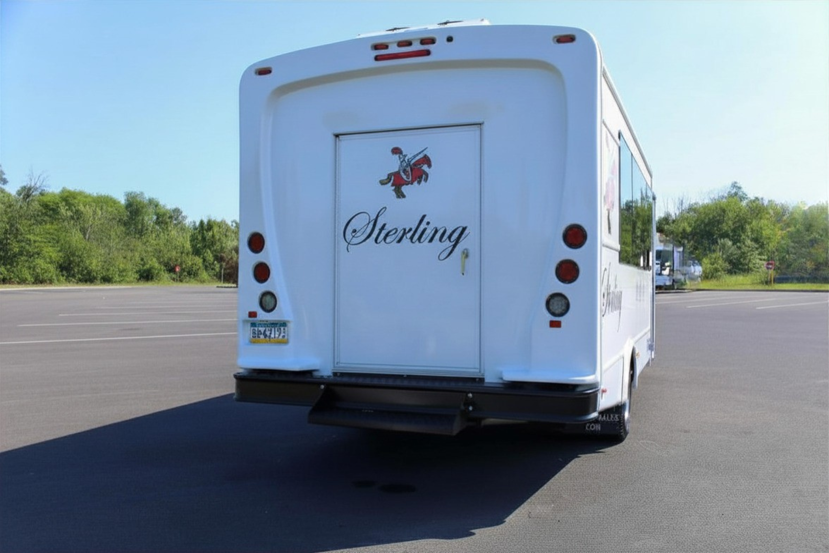 21 passenger mini-bus rear