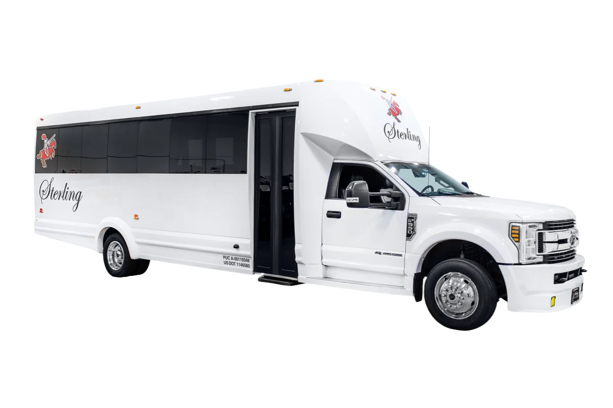 22 to 26 Passenger Limo Party Bus NO BACKGROUND