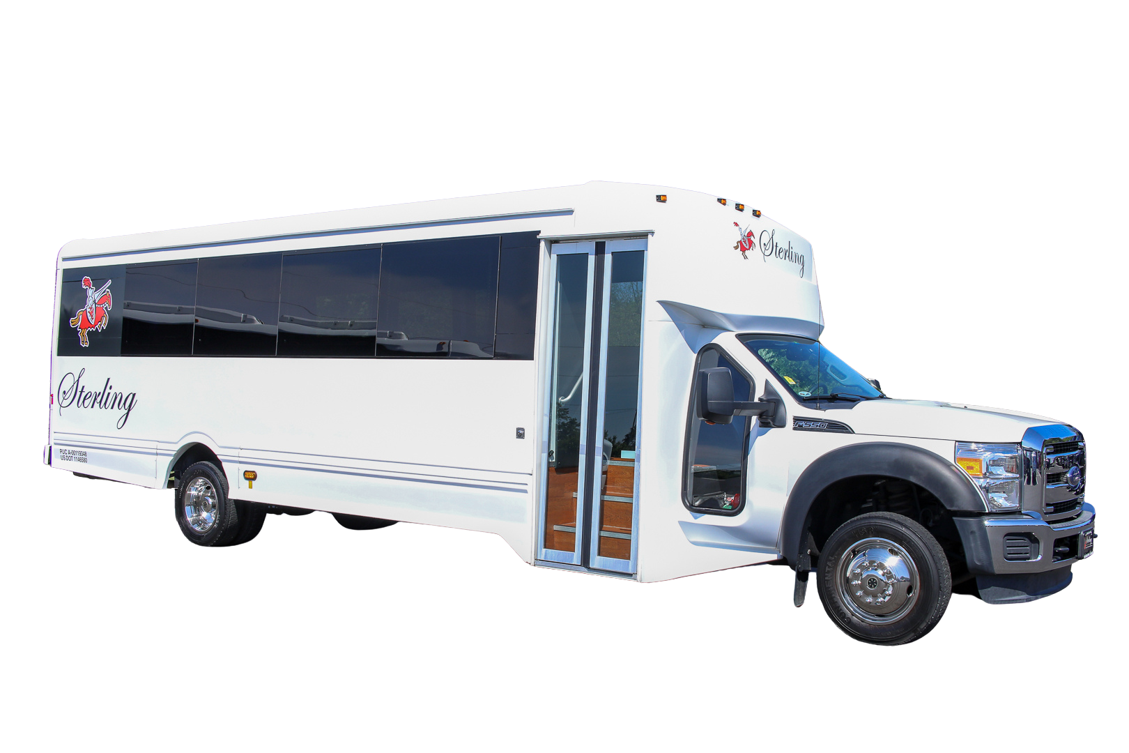 Sterling White Limo Bus 28 Passengers 