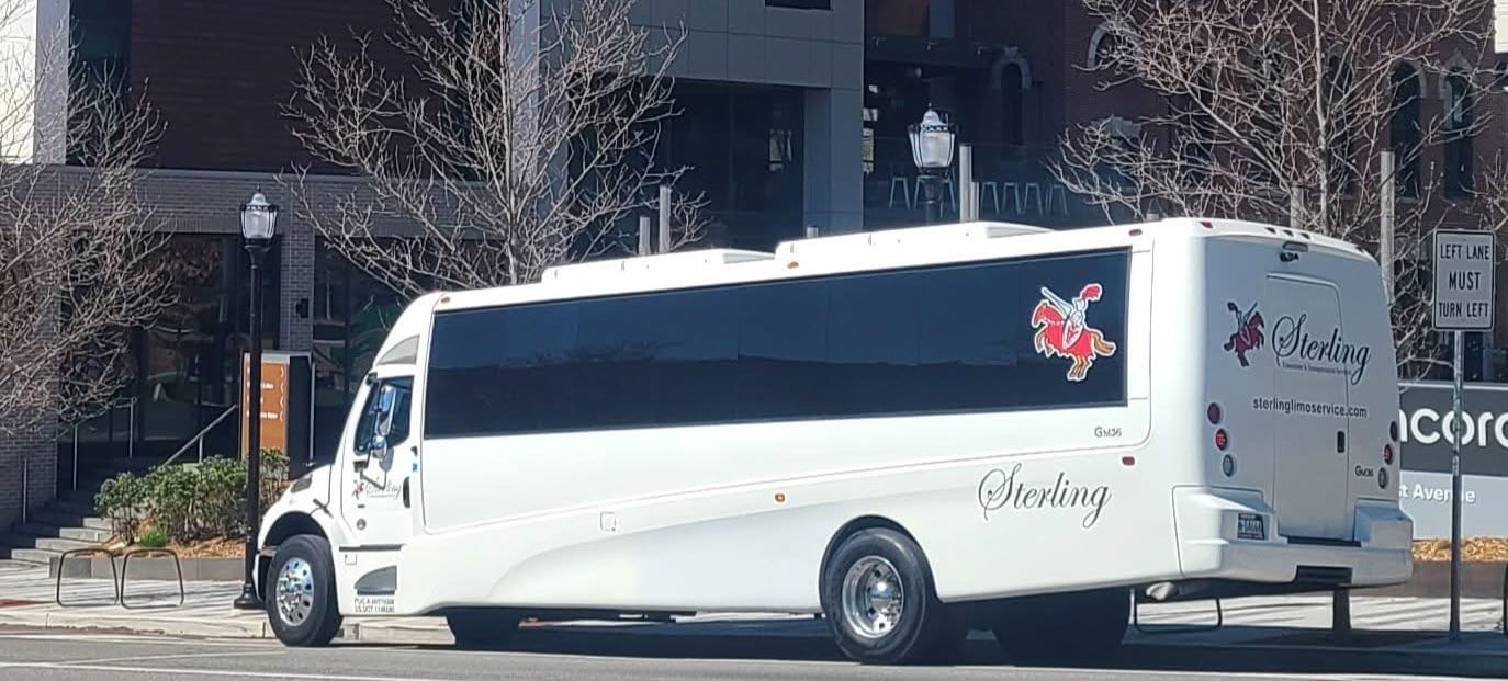 41 passenger mini bus on Street