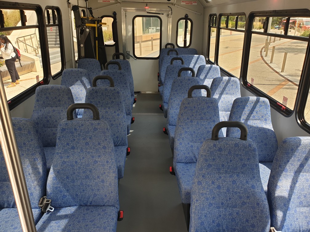 ADA Mini Bus interior seating