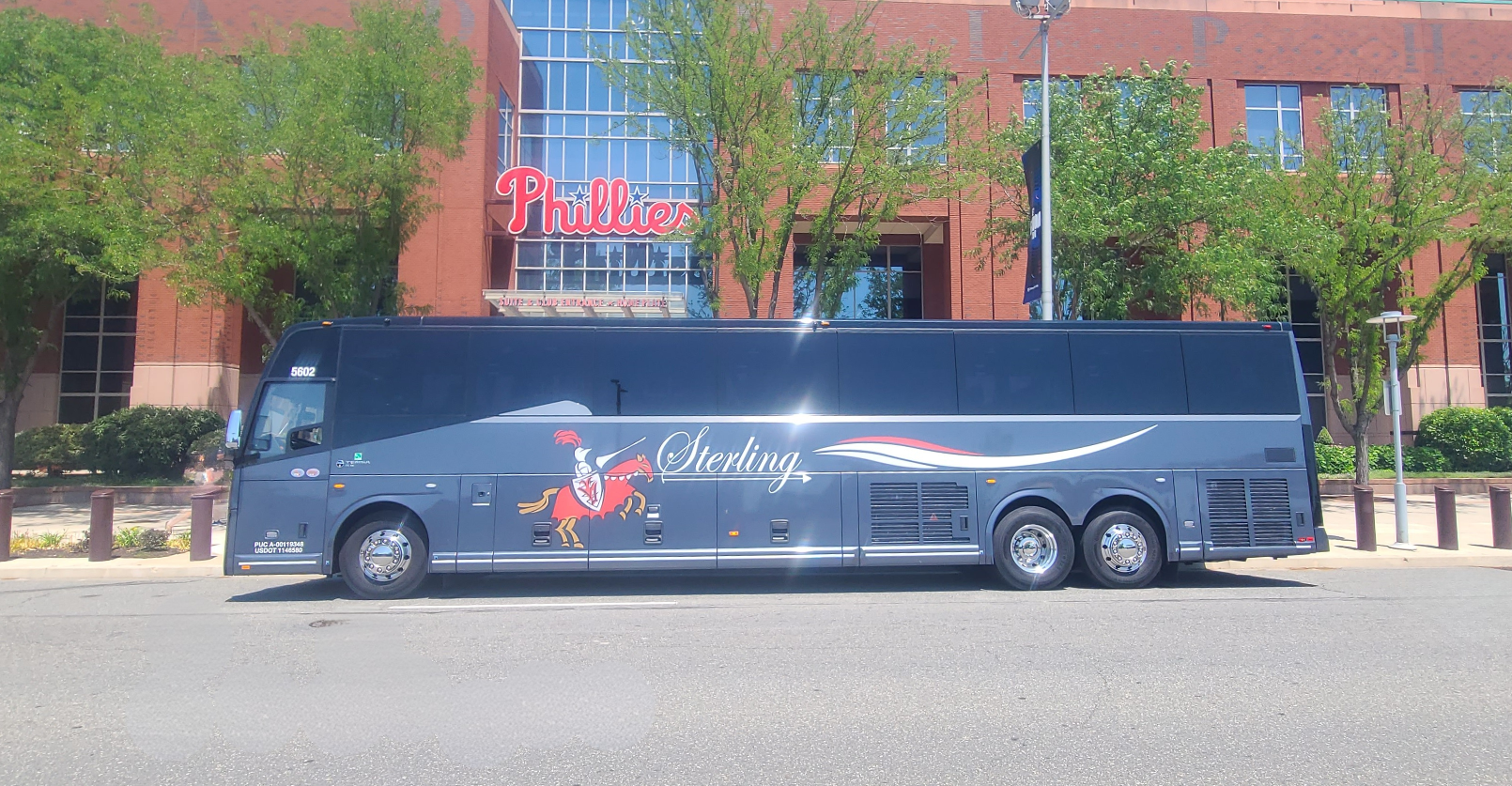 Citizens Bank Ballpark - Sterling Motor Coach - daytime