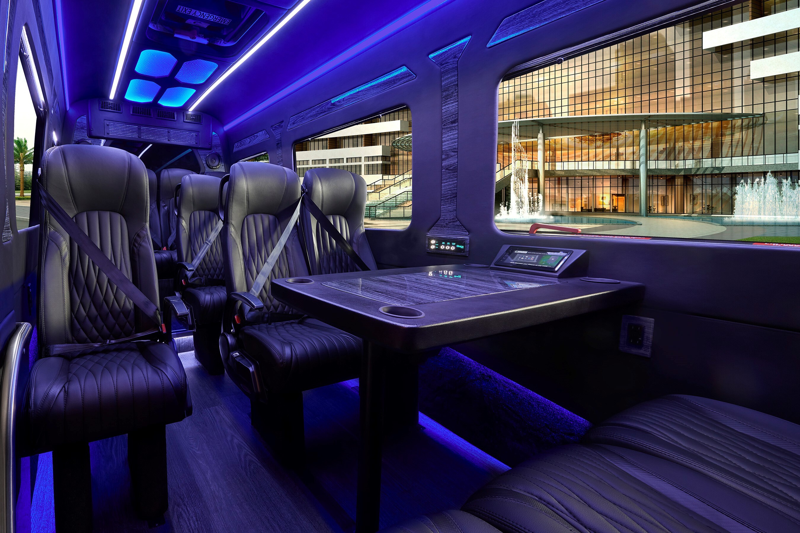 Executive Sprinter Blue LED Interior 
