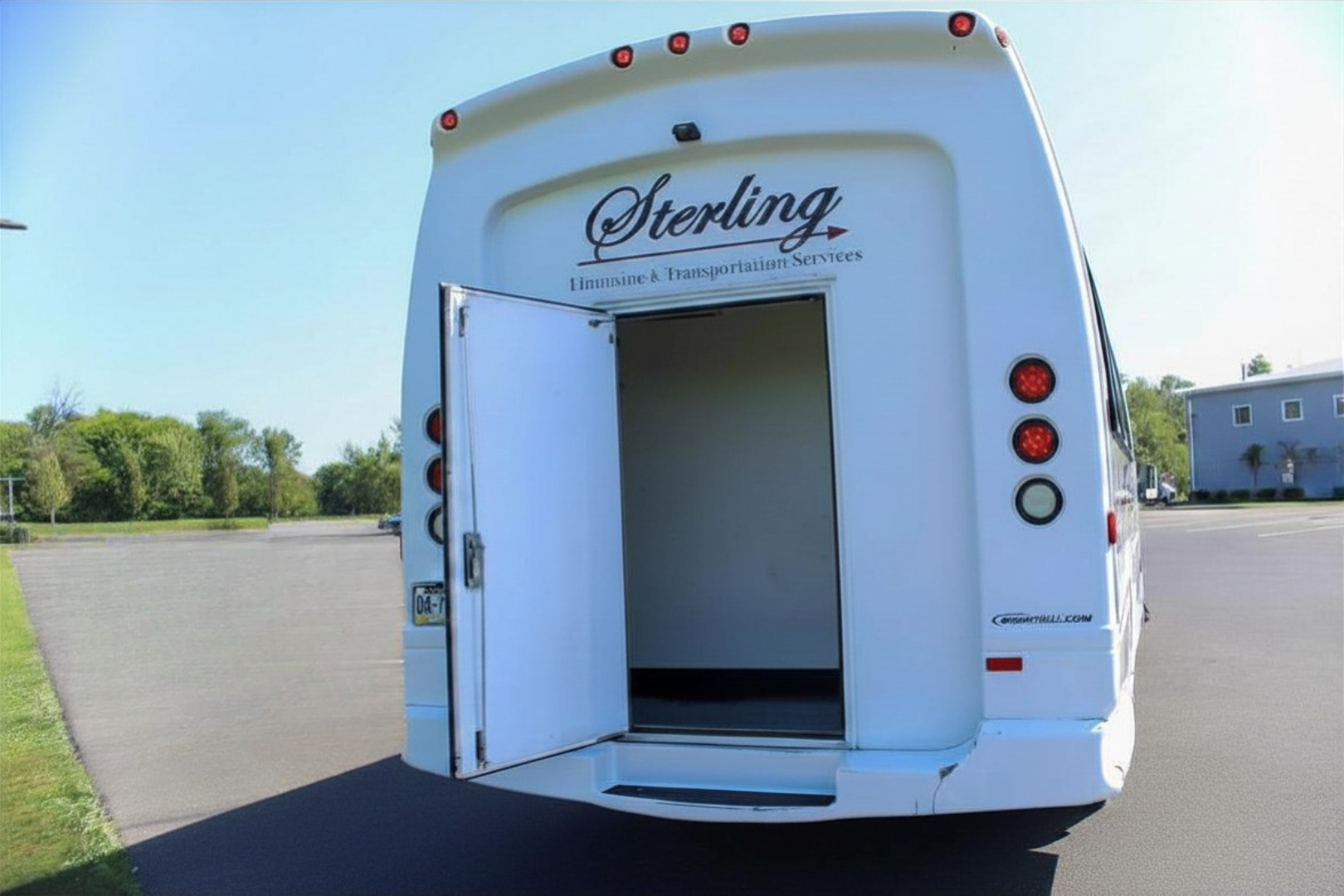 Executive Mini Bus Rear View