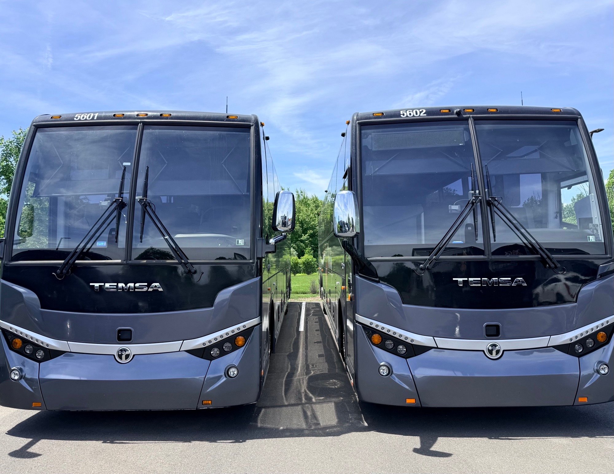 Motor coach twins