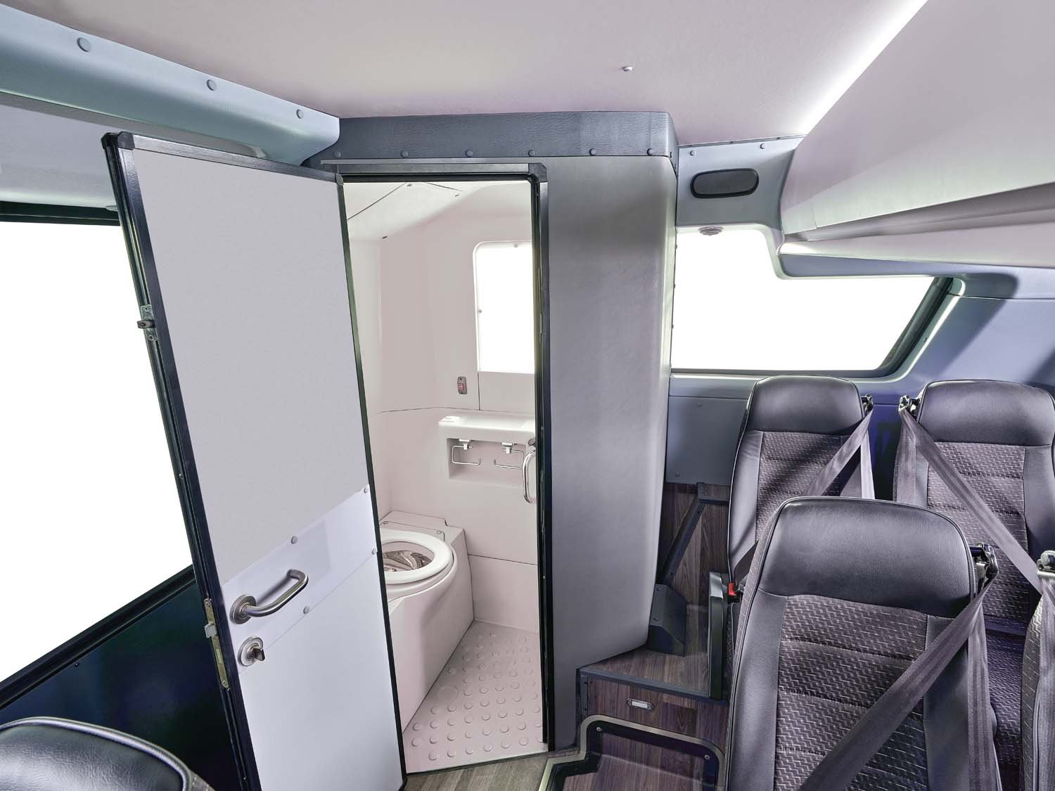 Motorcoach - interior bathroom