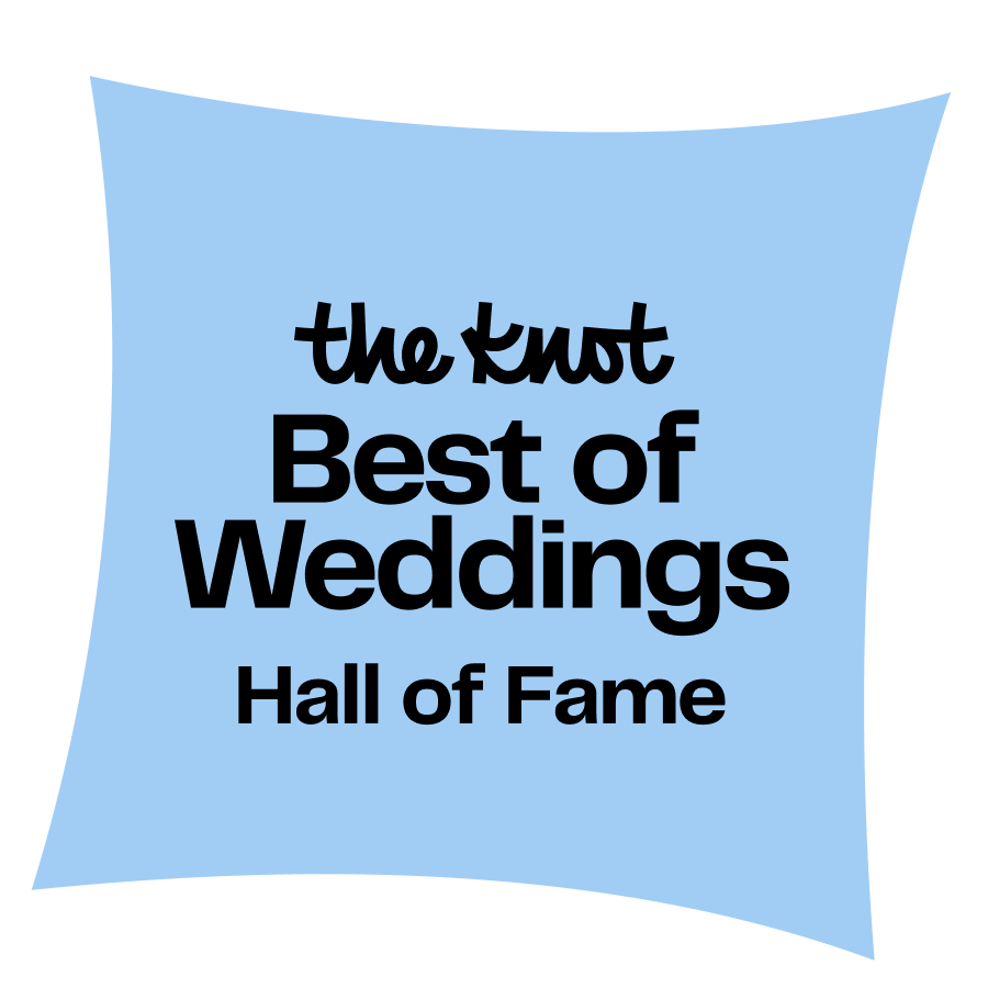The Knot Hall of Fame Best of Weddings logo The Knot Hall of Fame Best of Weddings logo