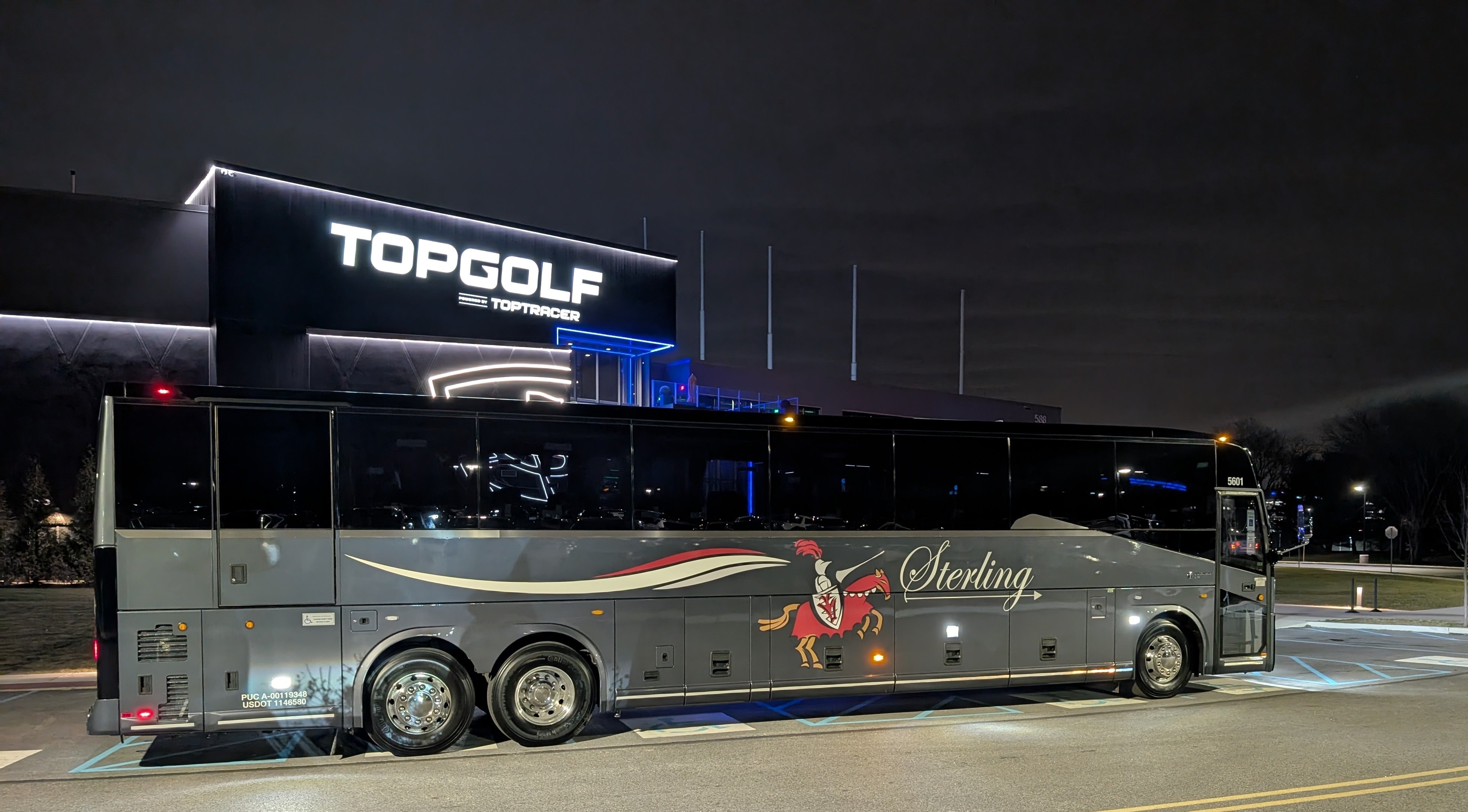 Top Golf - motorcoach night