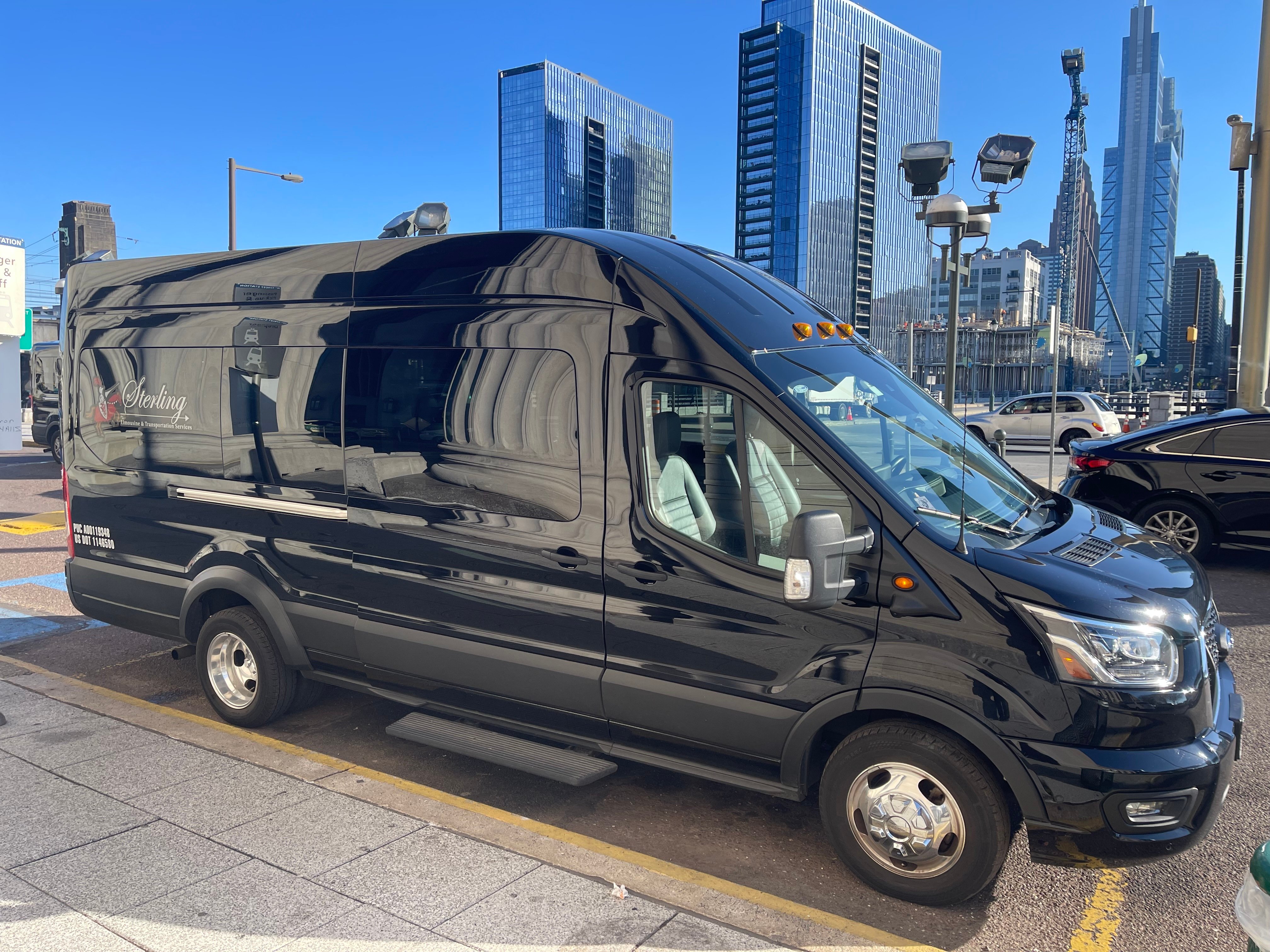 Transit on location in Philly waterfront
