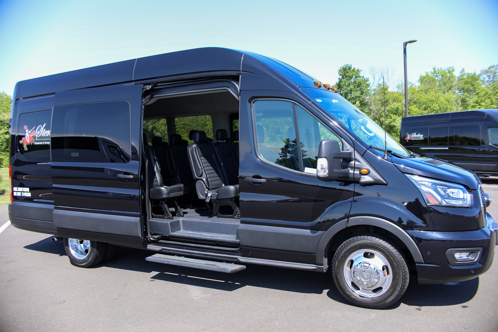 Transit Van side door open