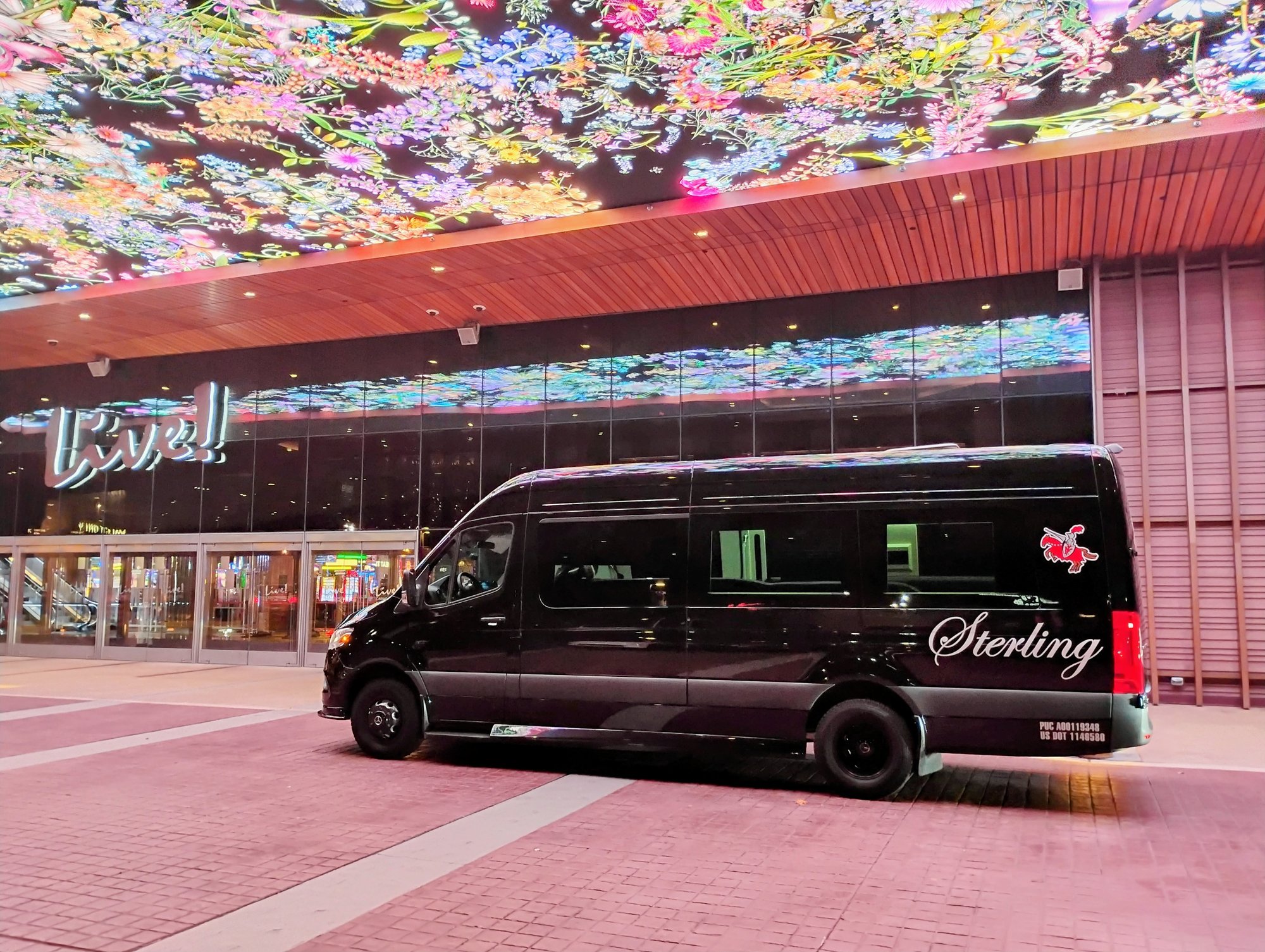 sprinter limo at LIVE! in Philadelphia
